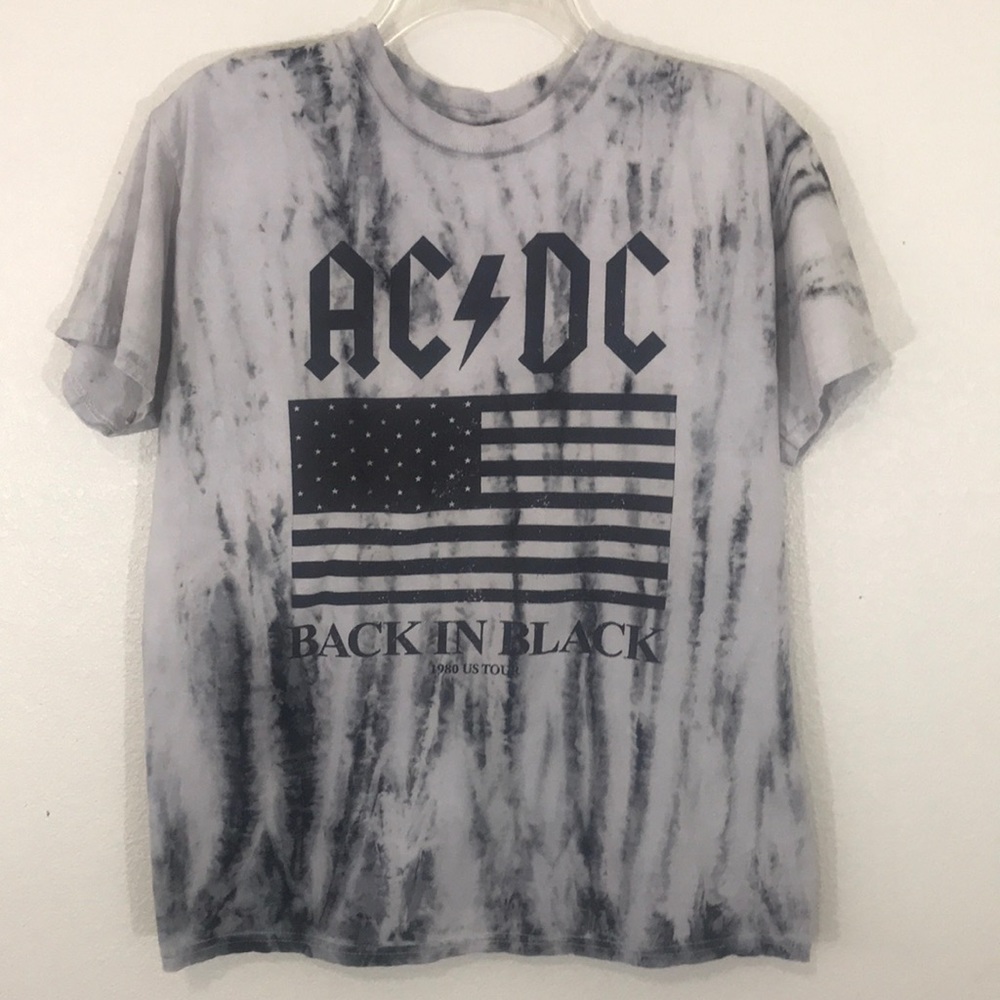 AC/DC tie dye 1980 tour T-shirt size Medium